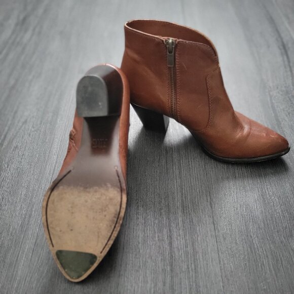 Frye Jennifer Bootie - Brown Leather - Picture 3 of 5